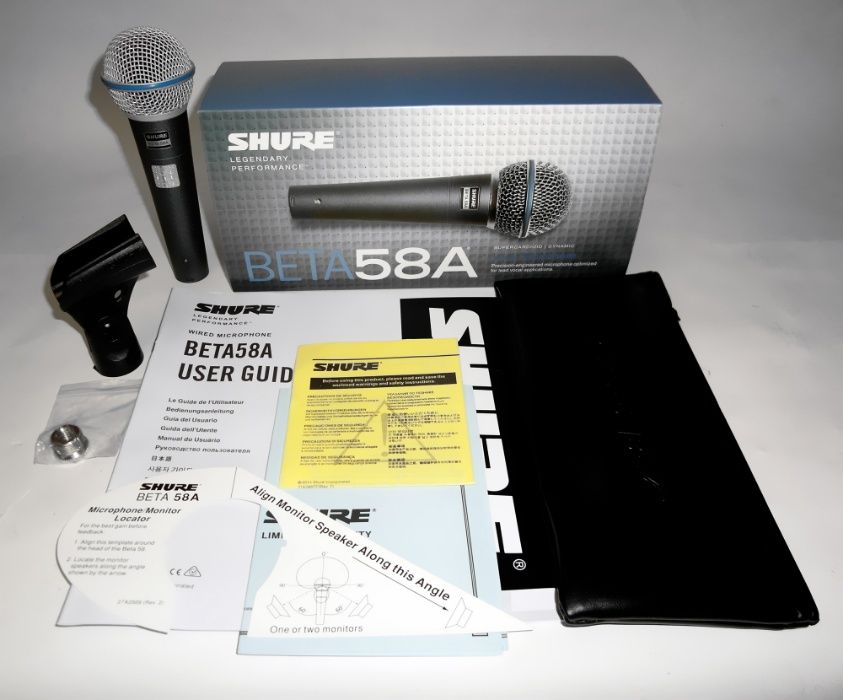 Динамический SHURE BETA 58A (Новый, original Mexico)