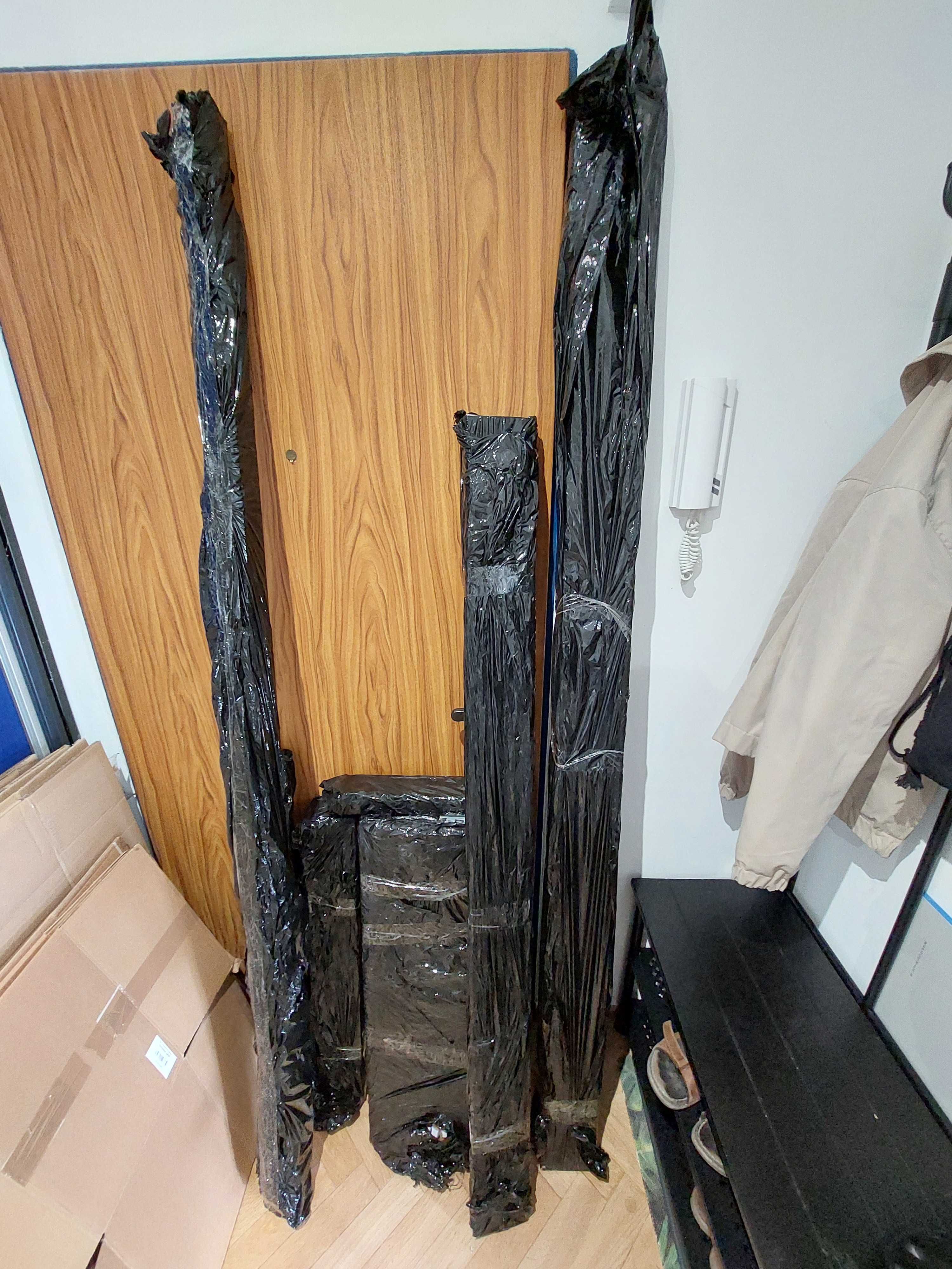 TARVA Łóżko 160 x 200 Rama drewniana Belka SKORVA Dno LINDBÅDEN IKEA