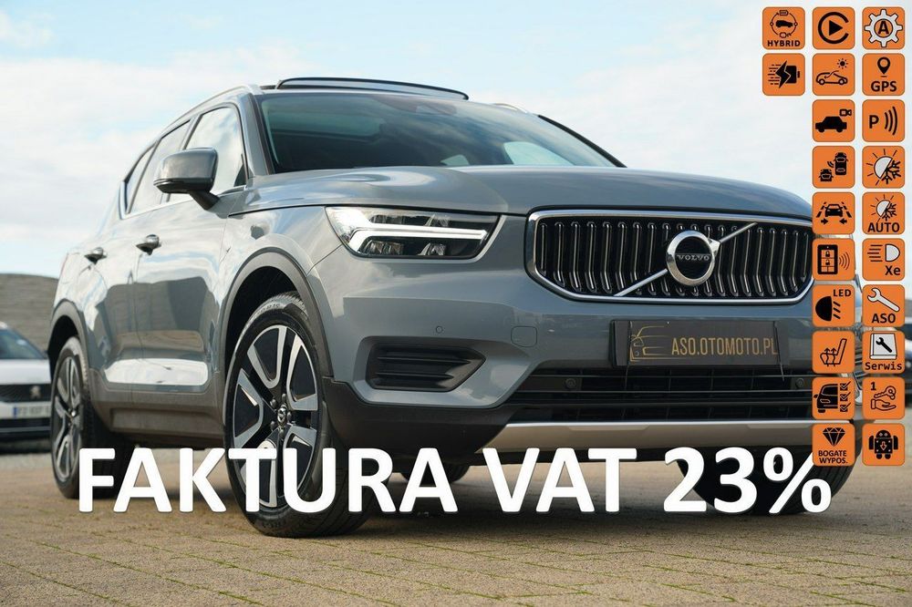 Volvo XC 40 RECHARGE nawi ful led SKÓRA panorama HARMAN KARDON el.klapa kamera hak