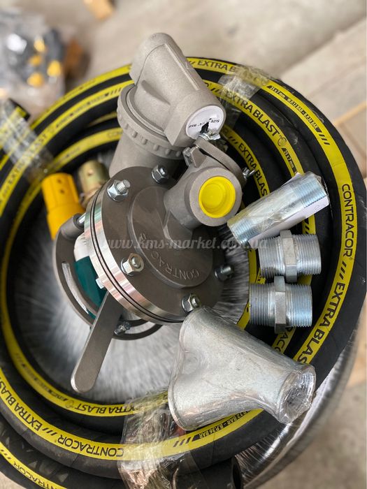 Дозатор кран клапан шиберный шибер подачи абразива Contracor SGV FSV