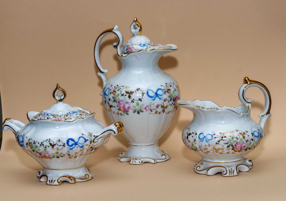 Vista Alegre Serviço Café "lacinhos"