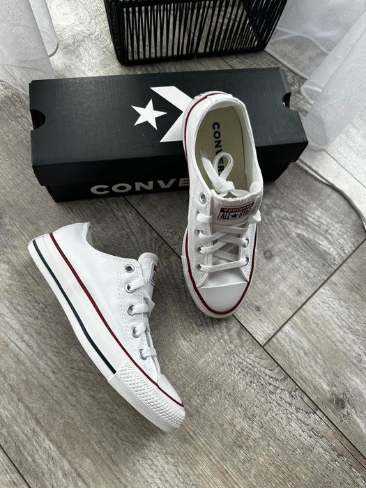 Klasyczne trampki damskie converse 36.5 biale all star