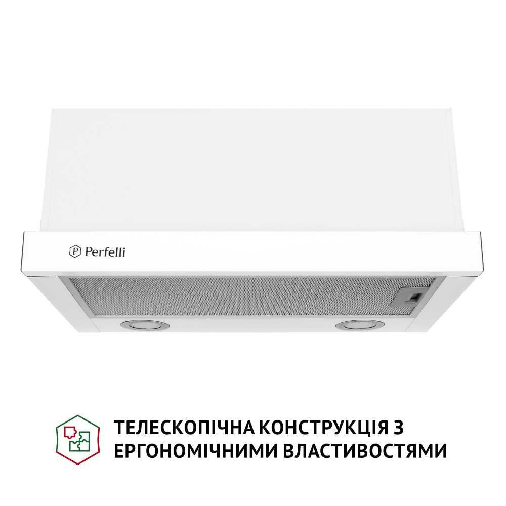 Витяжки вбудовані телескопічні Ventolux Perfelli Minola Різний дизайн