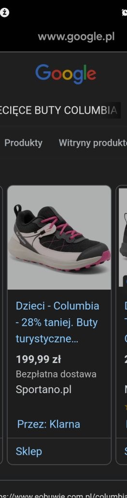 Buty dziecięce Kolumbia rozmiar 33