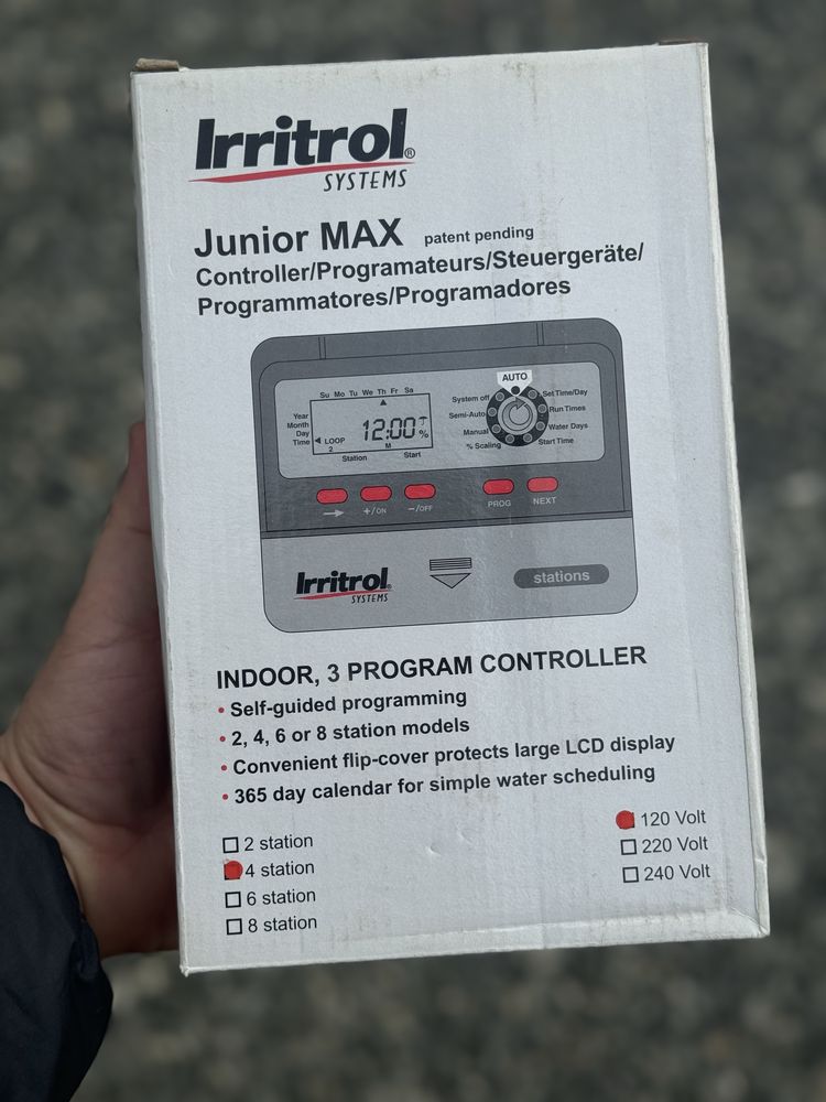 Контроллер Irritrol Junior Max 4 Station