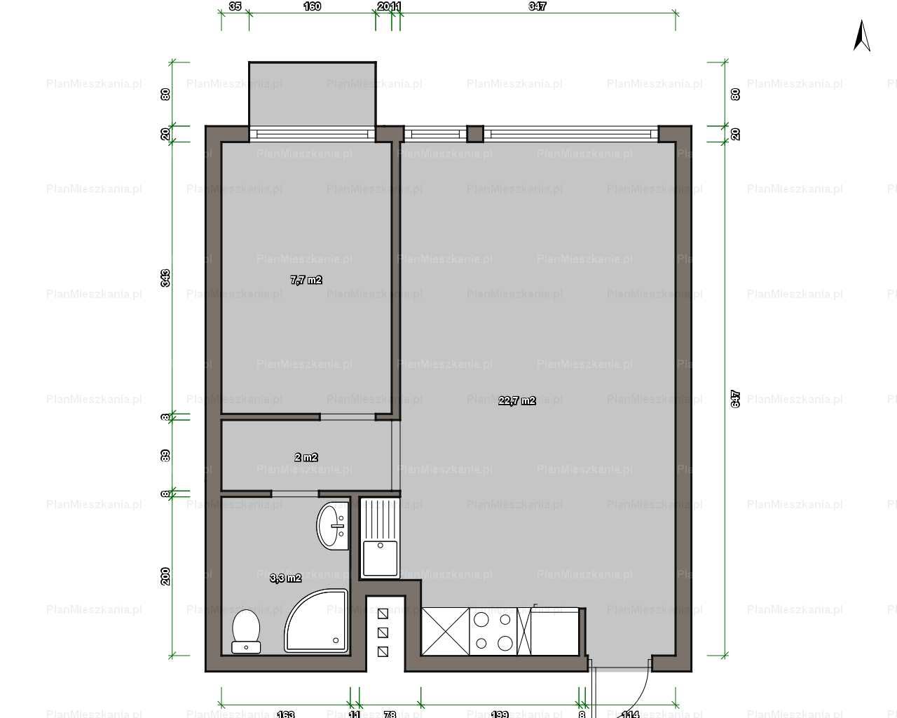 Wyremontowane umeblowane 2 pokoje 36m2 klimatyzacja balkon USTRONIE