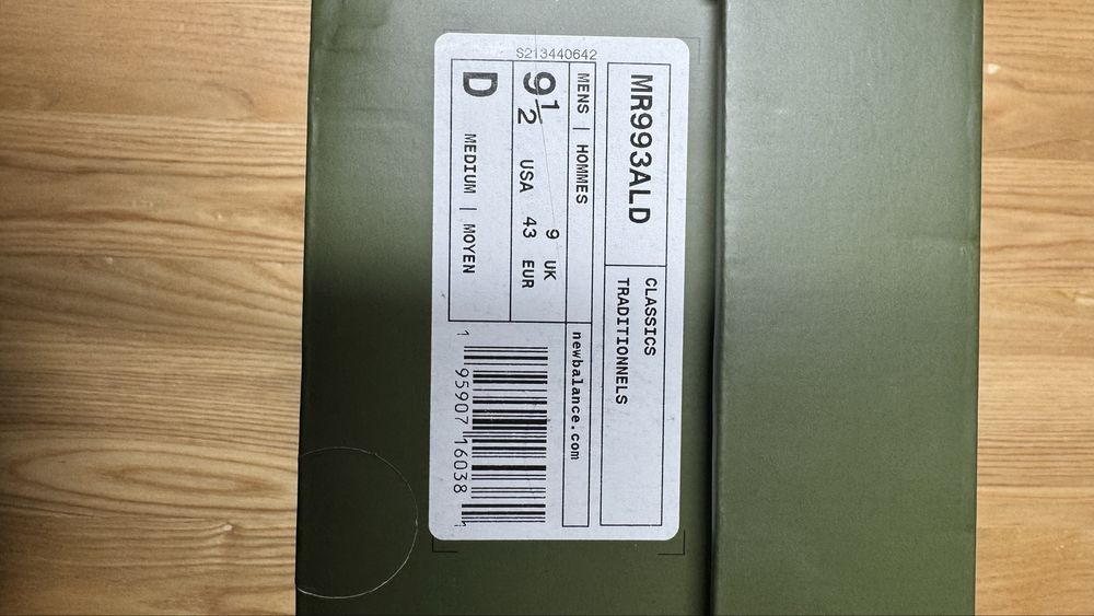 Aime Leon Dore x New Balance 993 Art. MR993ALD розмір 43 US9.5 27.5cm