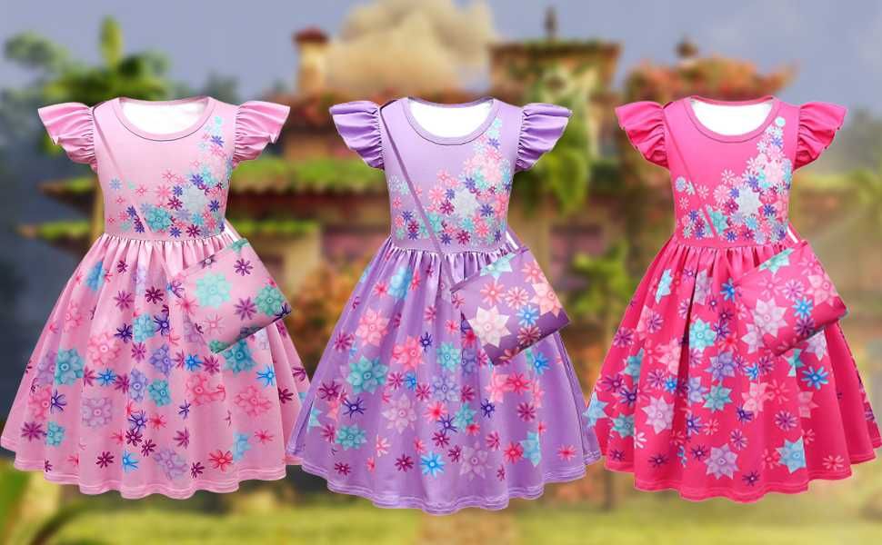 Strój karnawałowy Sukienka Mirabel Encanto Fioletowa (228)