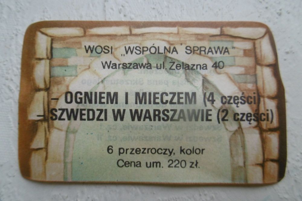Bajki na rzutnik Ogniem i mieczem