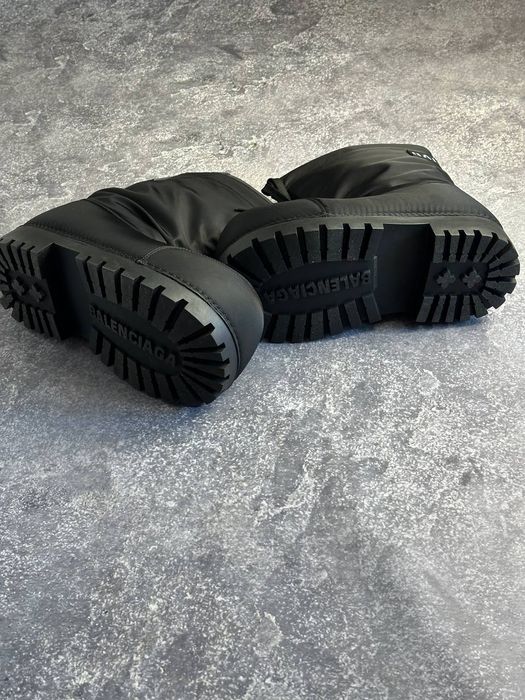 BALENCIAGA SKI BOOTS Alaska fur черные чорні ботинки буты opium 43 44