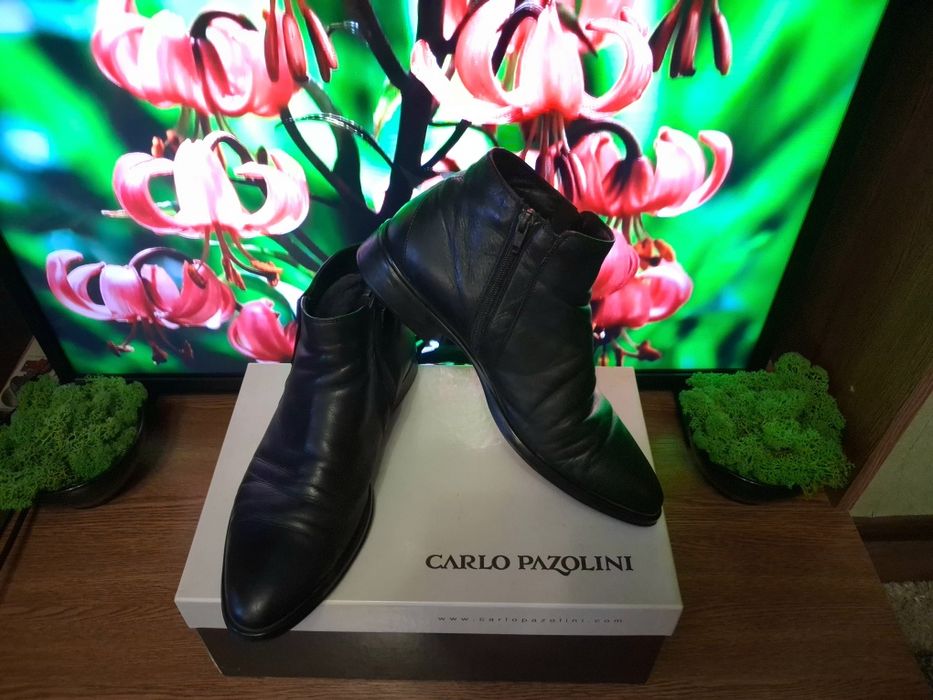 Італійські шкіряні черевики Carlo Pazolini 40 розмір