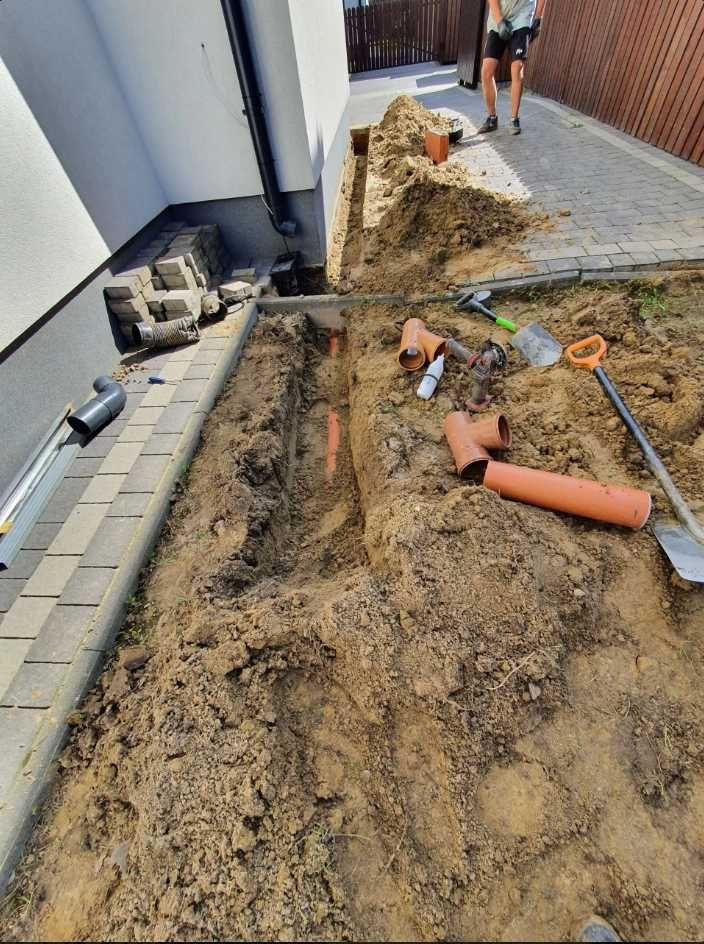 Drenaże, odwodnienia, Profesjonalnie! eko deszczówka,  zbiorniki, rury