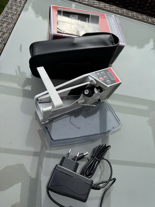 Liczarka do pieniędzy banknotów etui zasilacz