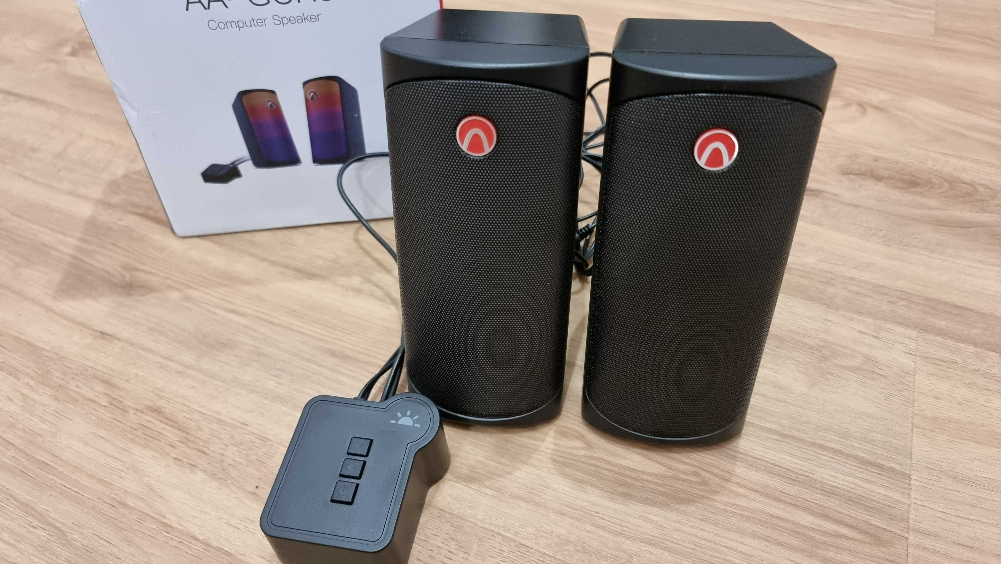 Nowe! Głośniki komputerowe LED RGB AirAux AA-GCR3
