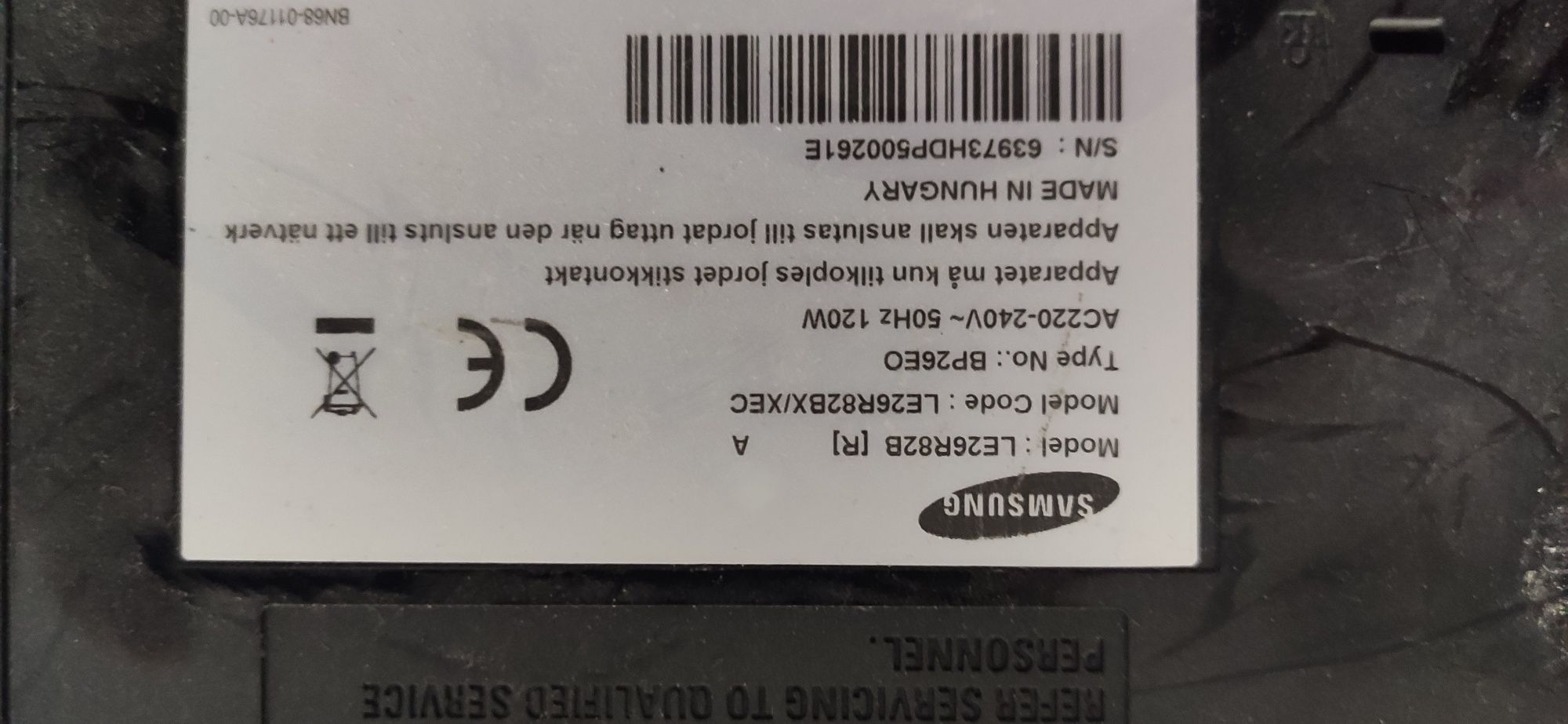 2szt Telewizor sprawny samsung le26r82b