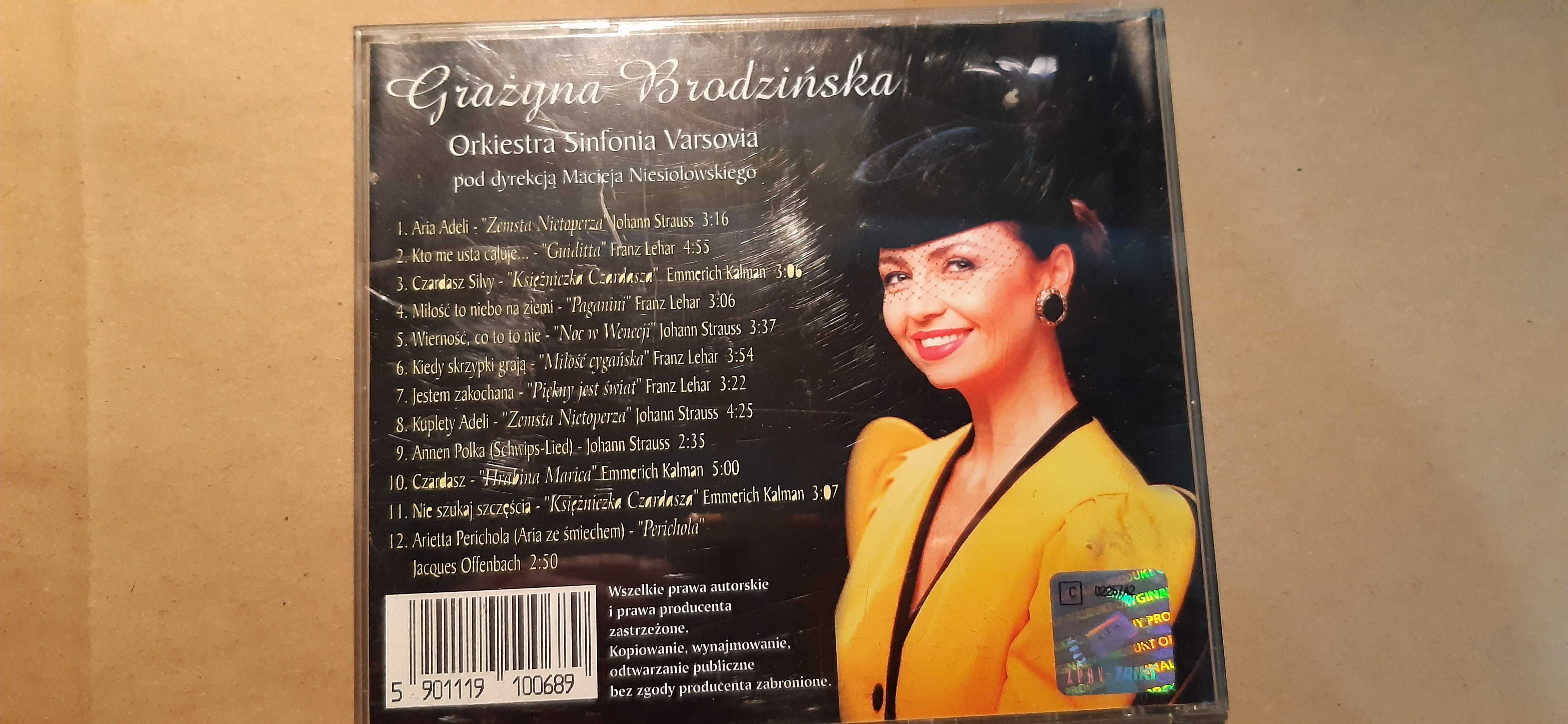 Grażyna Brodzińska "Jestem zakochana" Płyta CD