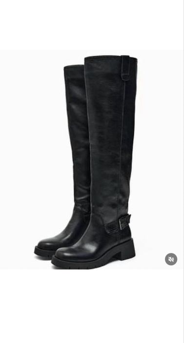 Чоботи ботфорти Zara
