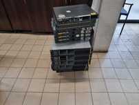 10 serwerów HP + 7 switchy 48-portowych + 5 macierzy dyskowych HP