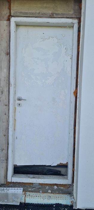 Drzwi tymczasowe na budowę