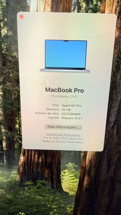 MacBook Pro 16” M1 32GB Memoria 500GB SSD