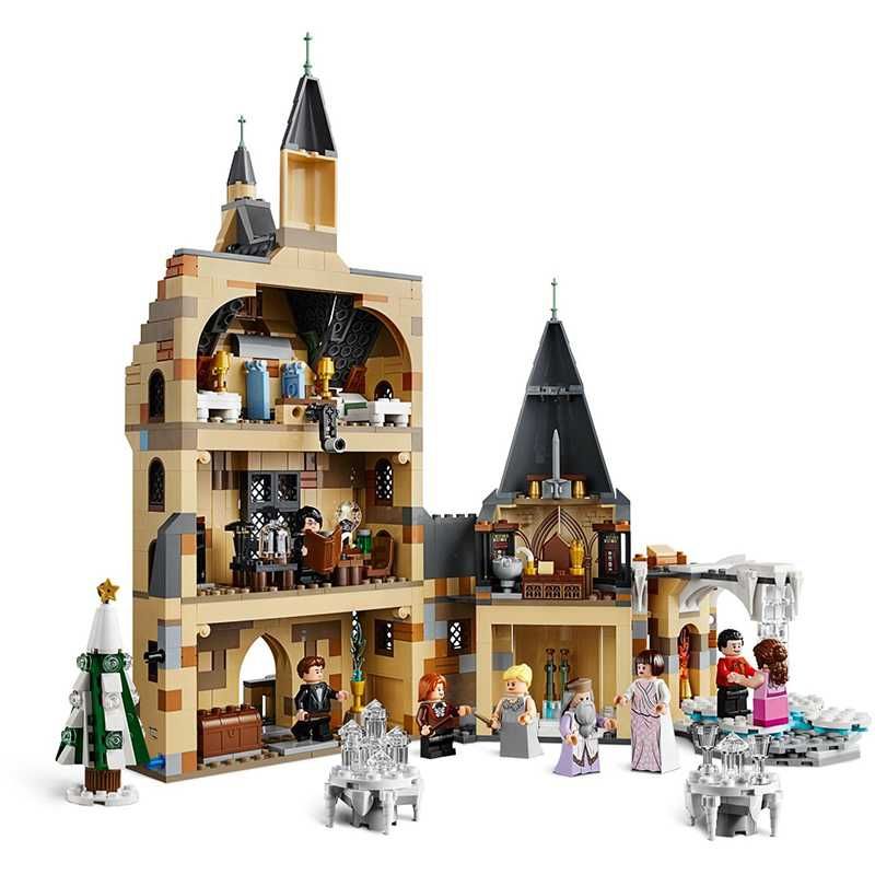 Klocki Harry Potter Wieża zegarowa Hogwart 922szt Minifigurki Nowy