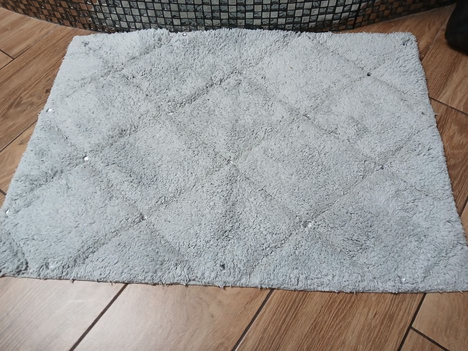 Nowe 2szt dywanik łazienkowy 50x70 szary z kryształkami Eurofirany