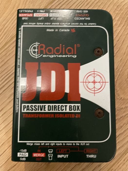 Radial JDI - DI Box - Como novo