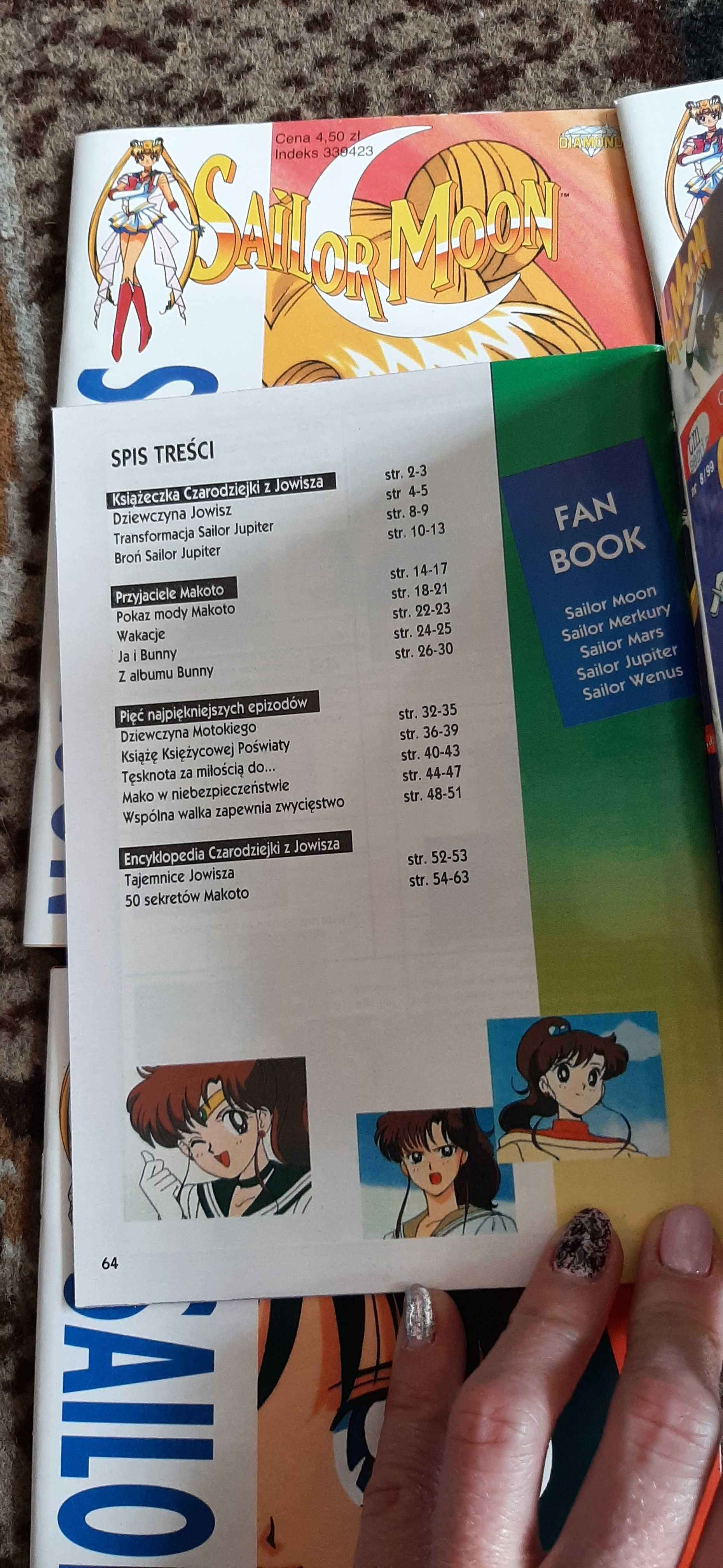 Sailor Moon  / Czarodziejka z Księżyca FAN BOOK 1999rok