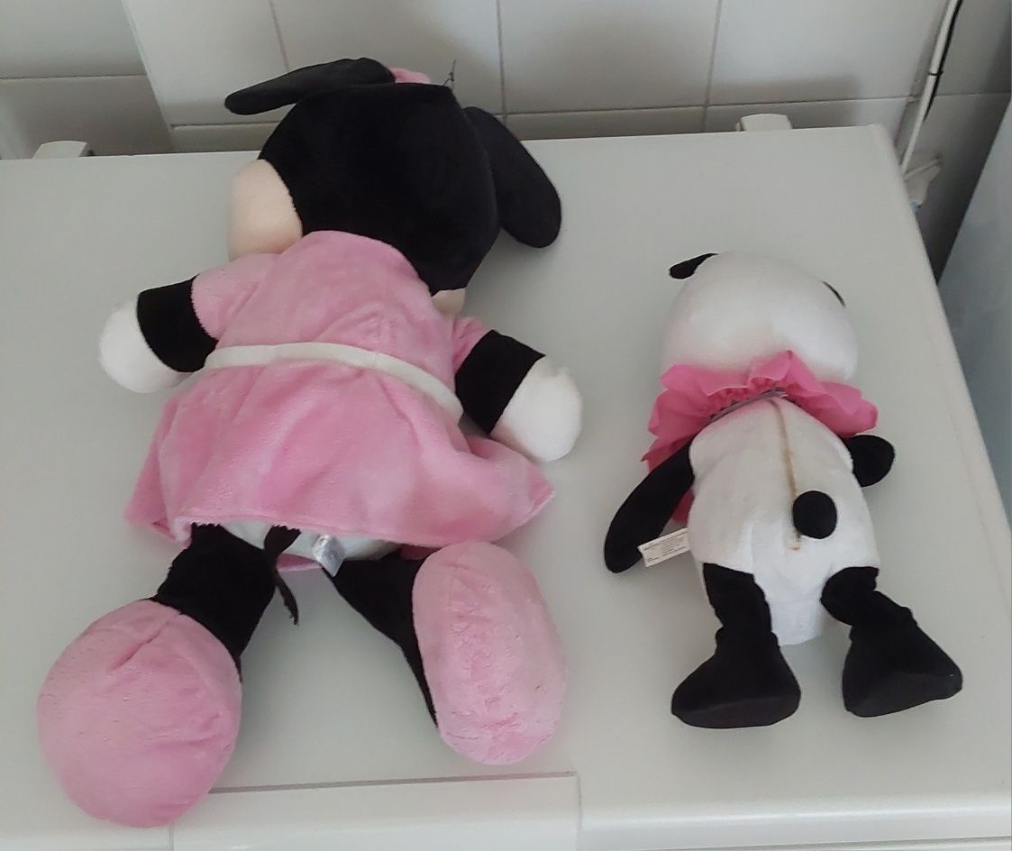 PELUCHE PATO DONALD, MINNIE E PANDA.Brincar,Casa,Quarto,Sala,Colecção.