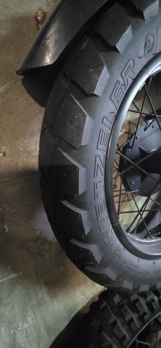 4 jantes com pneus xt600 hoje e amanhã