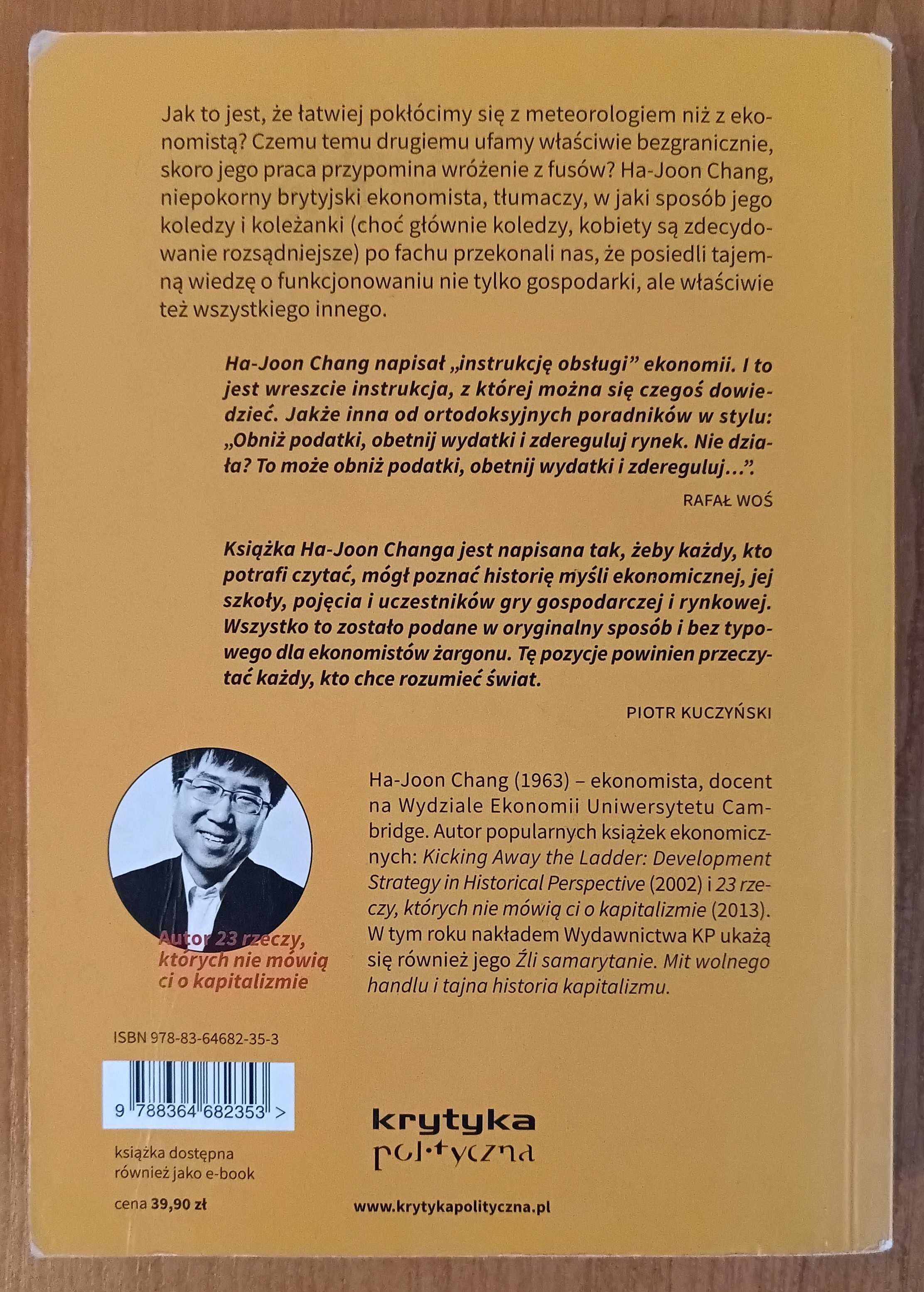 Ha-Joon Chang "Ekonomia. Instrukcja obsługi"