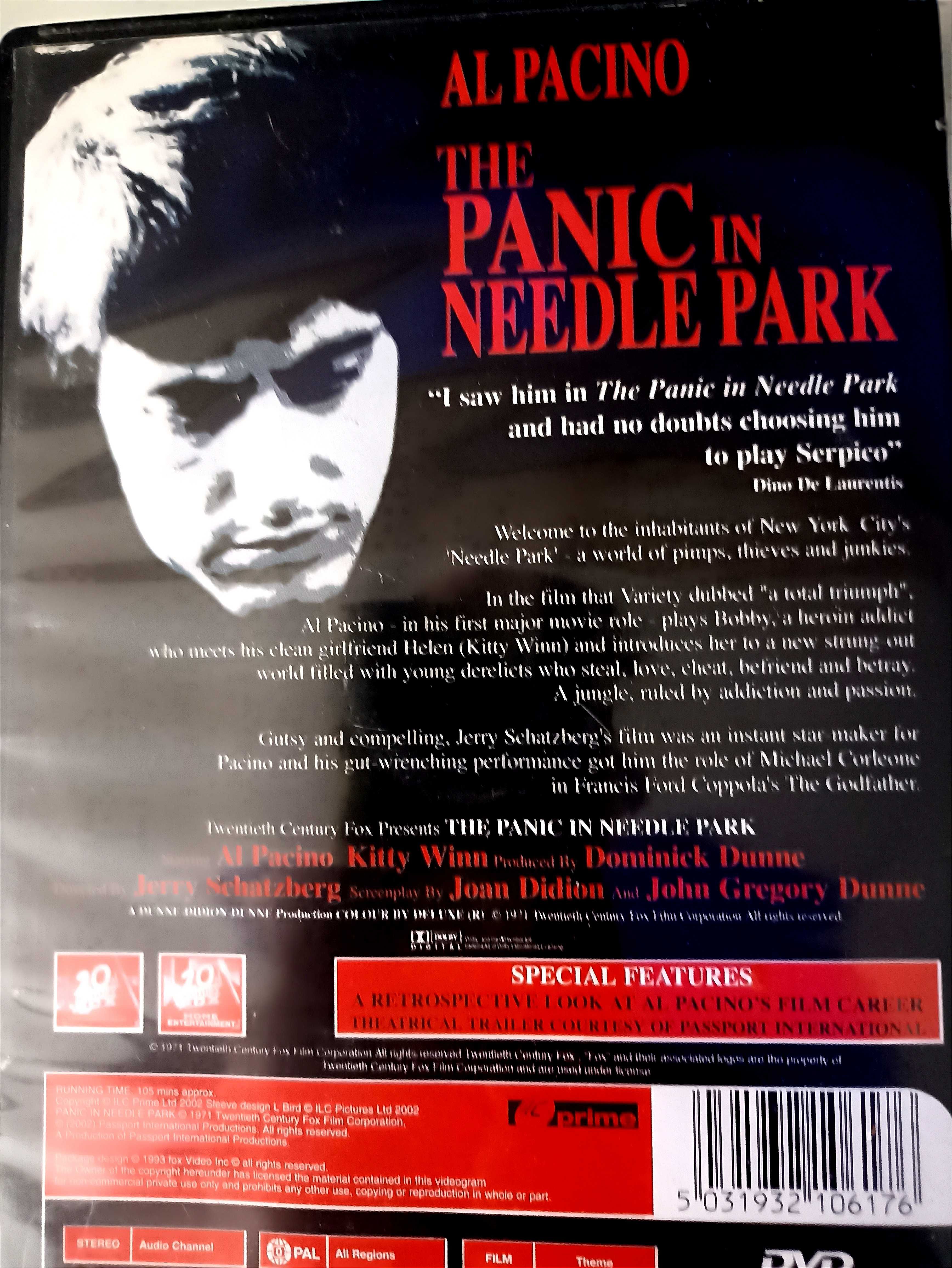 Cinema Autor Al Pacino Pânico em Needle Park DVD ( raro )