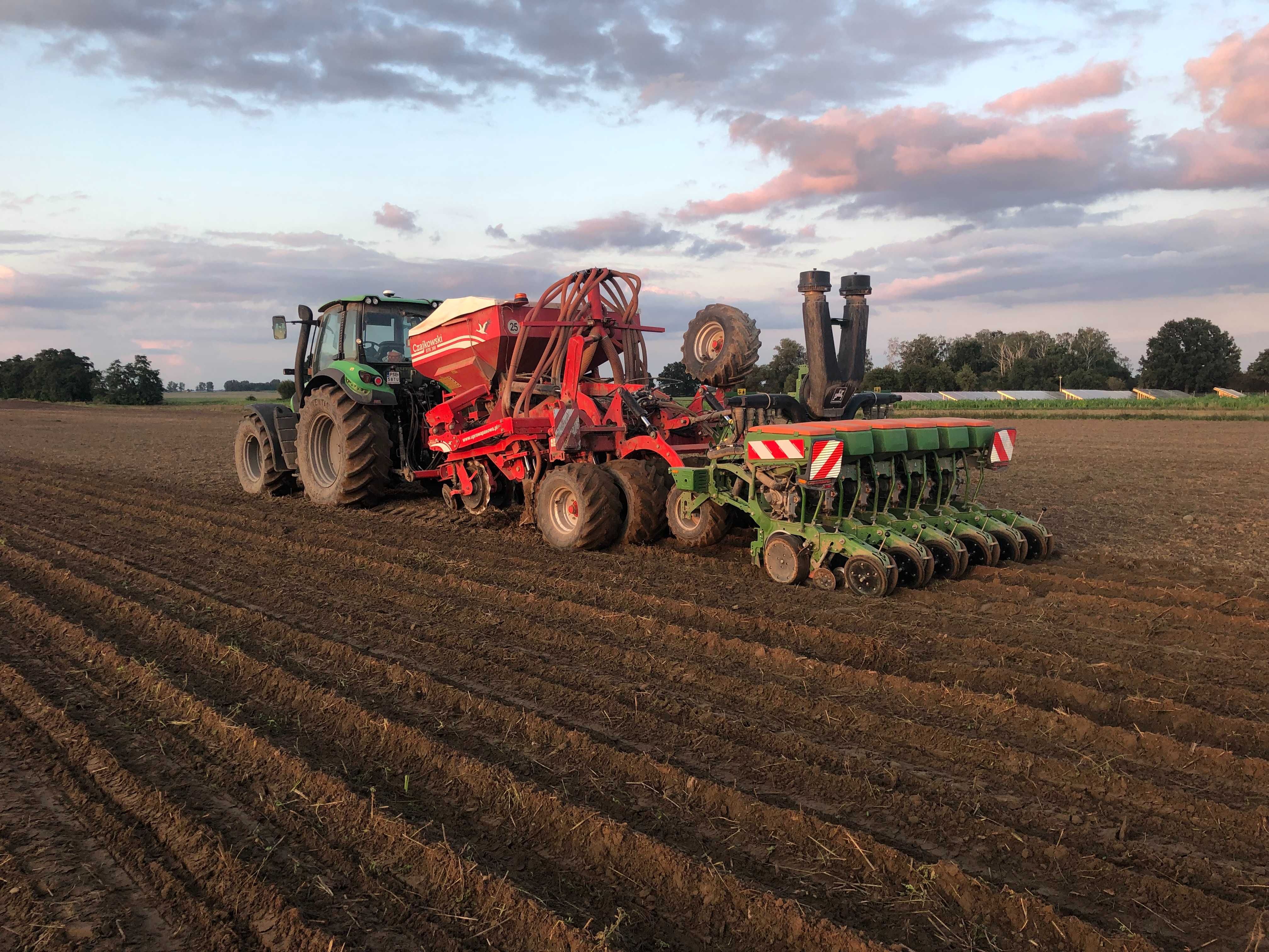 siew pasowy, uprawa pasowa, strip till, Czajkowski STK