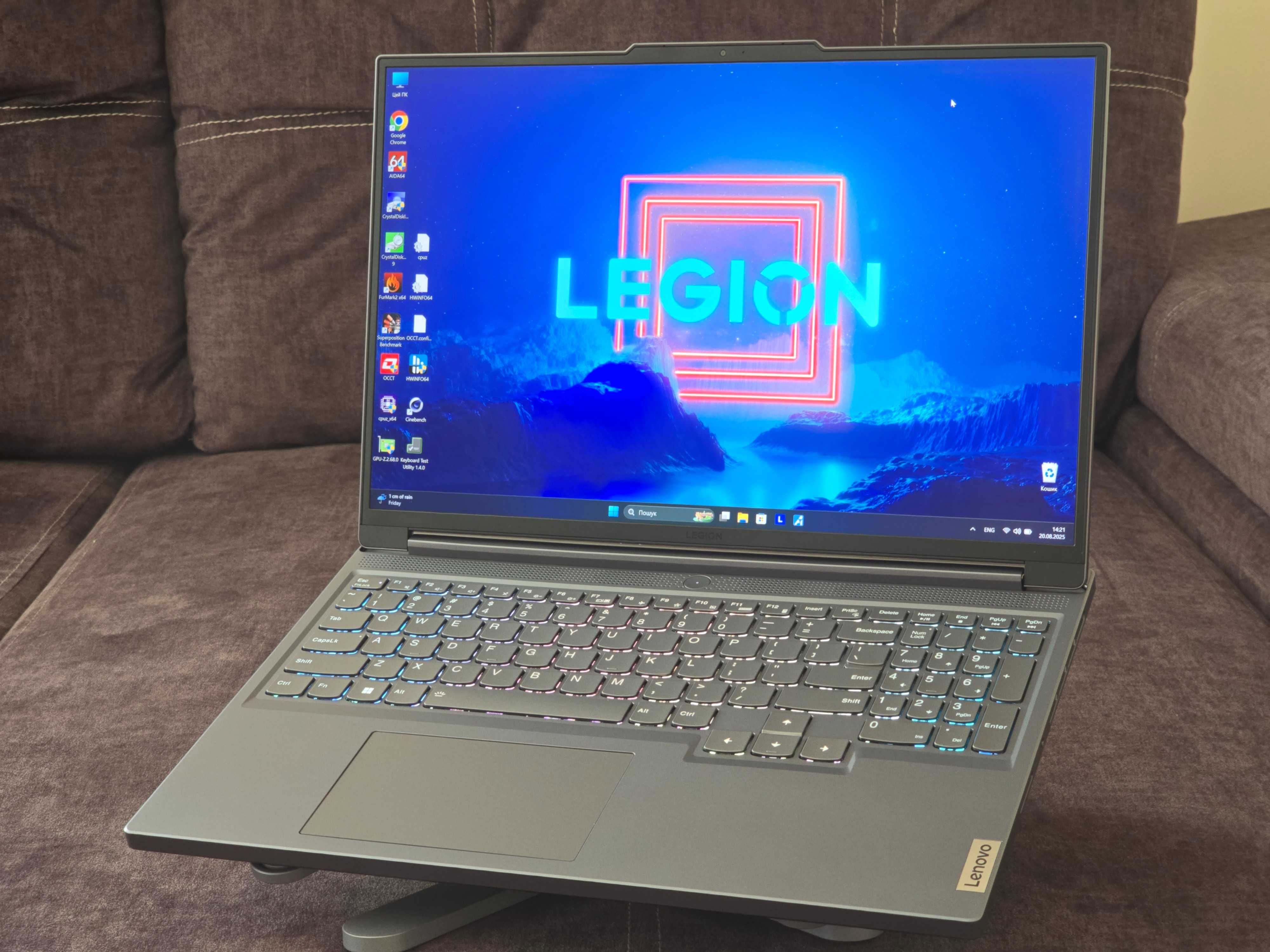 Lenovo Legion (16" 2.5K IPS 165Hz/ 7840HS/ 32DDR5/ 512 NVMe/ RTX 4060)