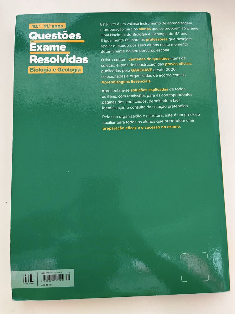 Questões de Exame Resolvidas - Biologia e Geologia