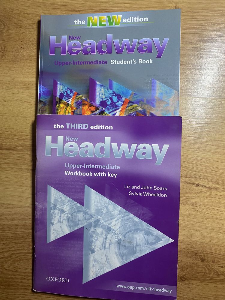 Підручник та зошит з англійської New Headway Upper Intermediate