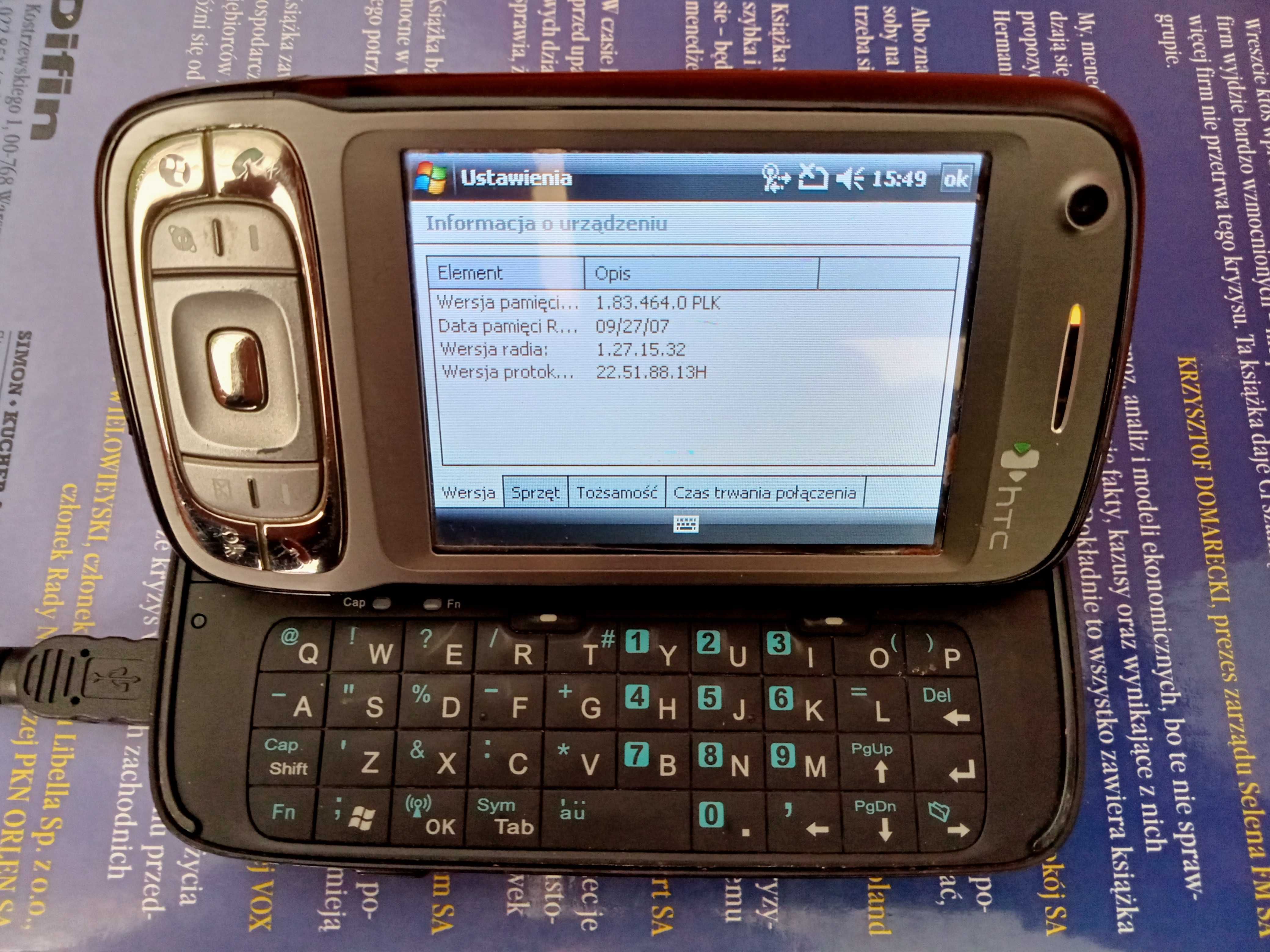 HTC TyTN II - Znany Jako HTC Kaiser P4550 - Słuchawki - Stan BDB