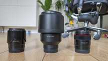 Sprzedam Samyang 135,75,35 mm 1.8 do Sony