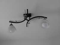 Żyrandol, Lampa na 2 żarówki