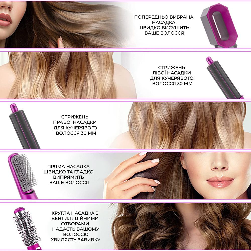 Мультистайлер 5 в 1 Hot Air Styler