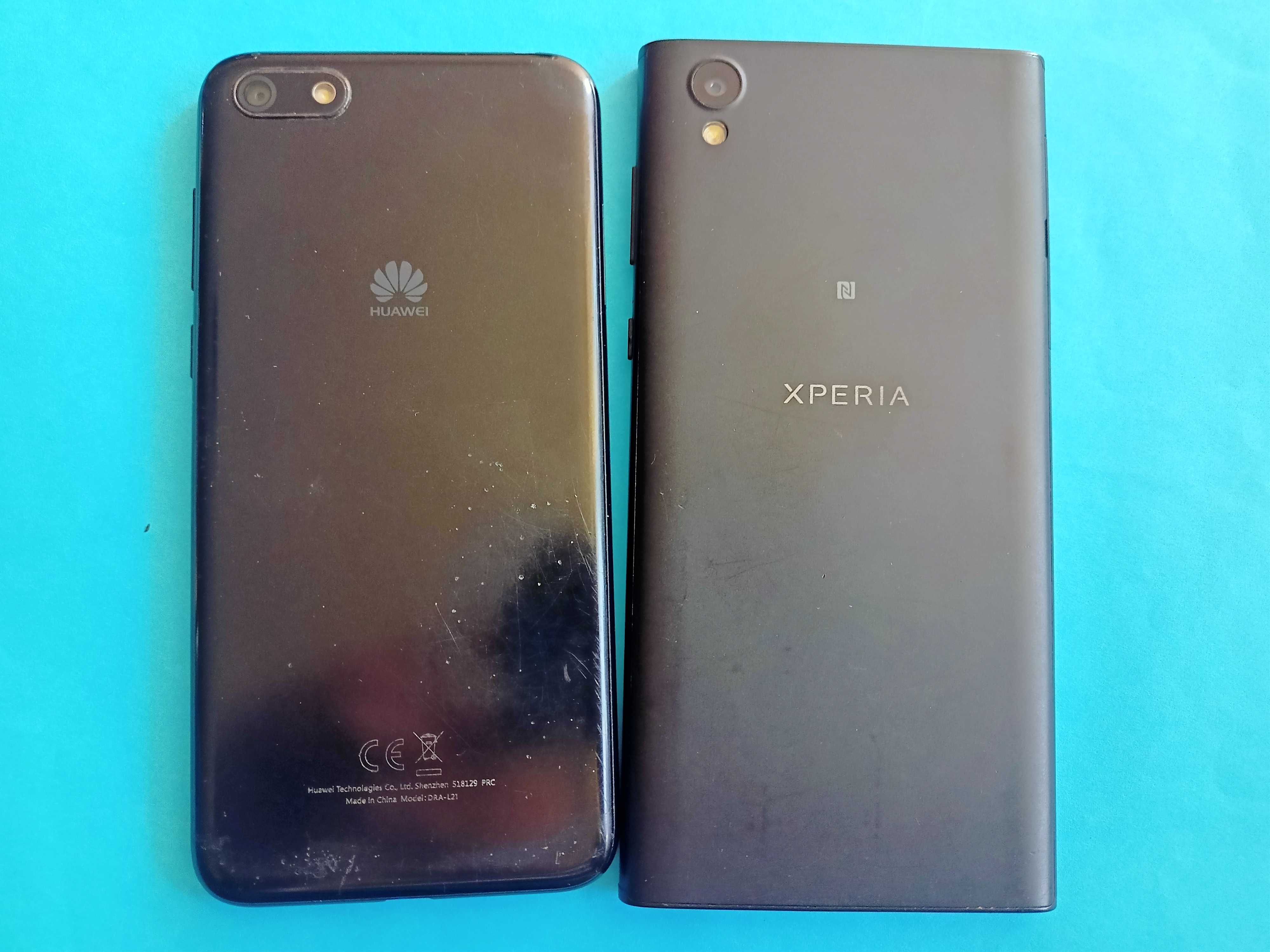 Huawei Y5, Sony Xperia L1. Cena za dwa.