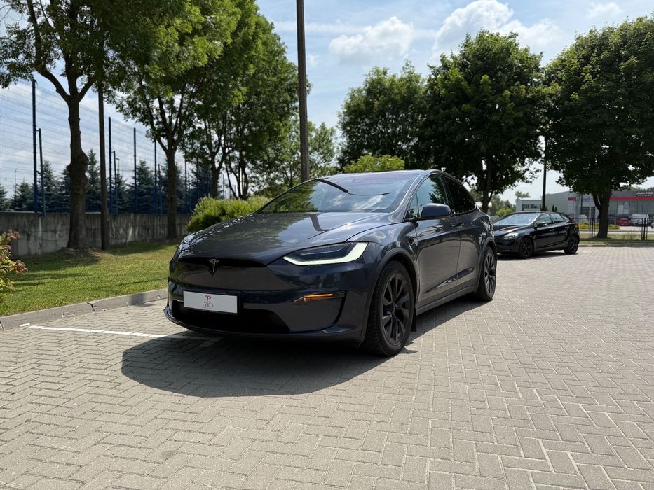 Tesla Model X Palladium Plaid, Gwarancja ,Bezwypadkowy , Fvat23%