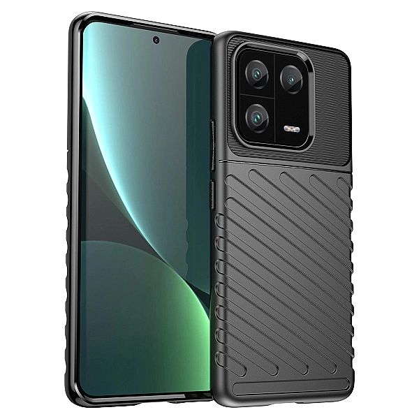 Thunder Case etui do Xiaomi 13 Pro silikonowy pancerny pokrowiec czarn