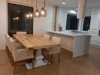 Stol klasztorny okazale nogi loft vintage od Stolarza