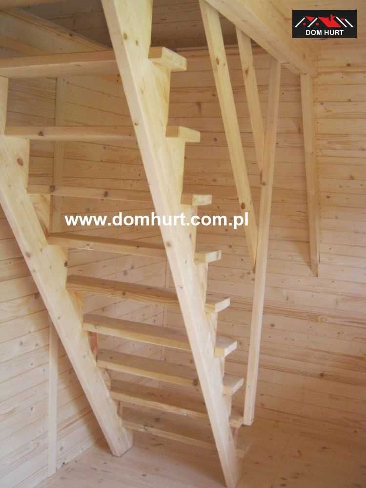 dom domek z drewna letniskowy rekreacyjny
