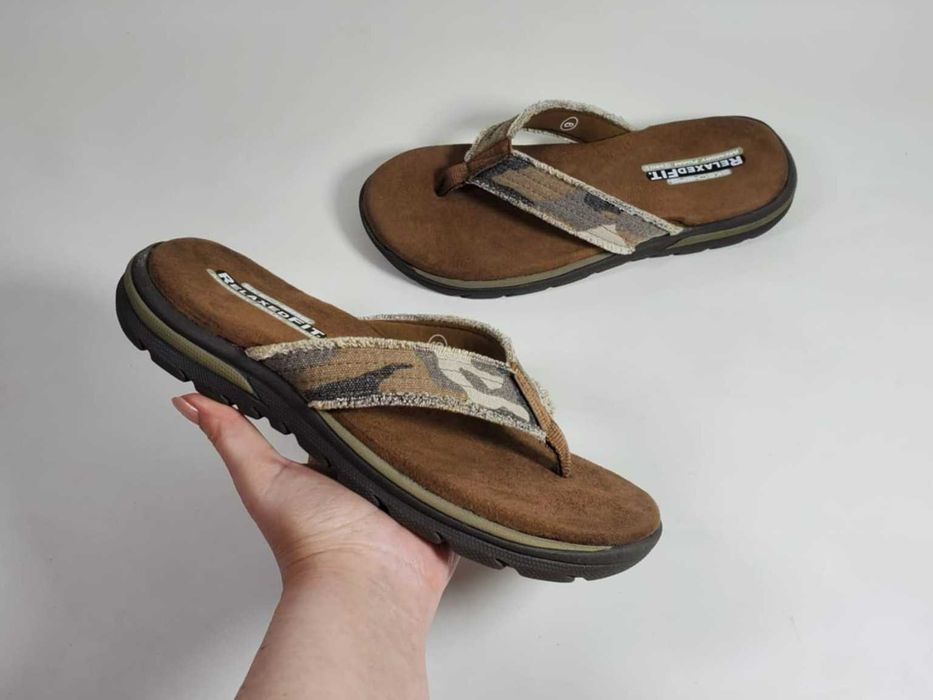 В'єтнамки Skechers Relaxed Fit  (р 42 /27см) Оригинал шлёпанцы мужские
