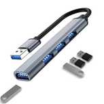 NOWE! HUB rozgałęźnik rozdzielacz portów 3x port USB 2.0 1x USB 3.0