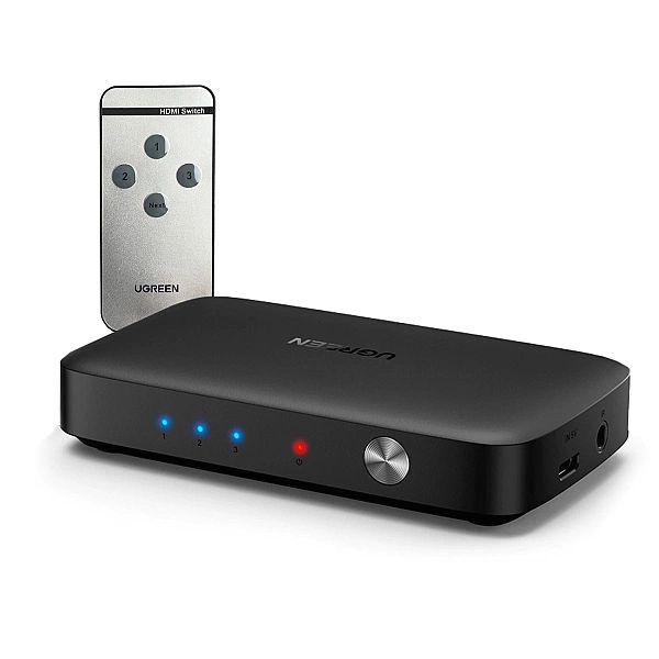 Ugreen przełącznik rozdzielacz splitter switch HDMI - 3x HDMI 4K 30Hz