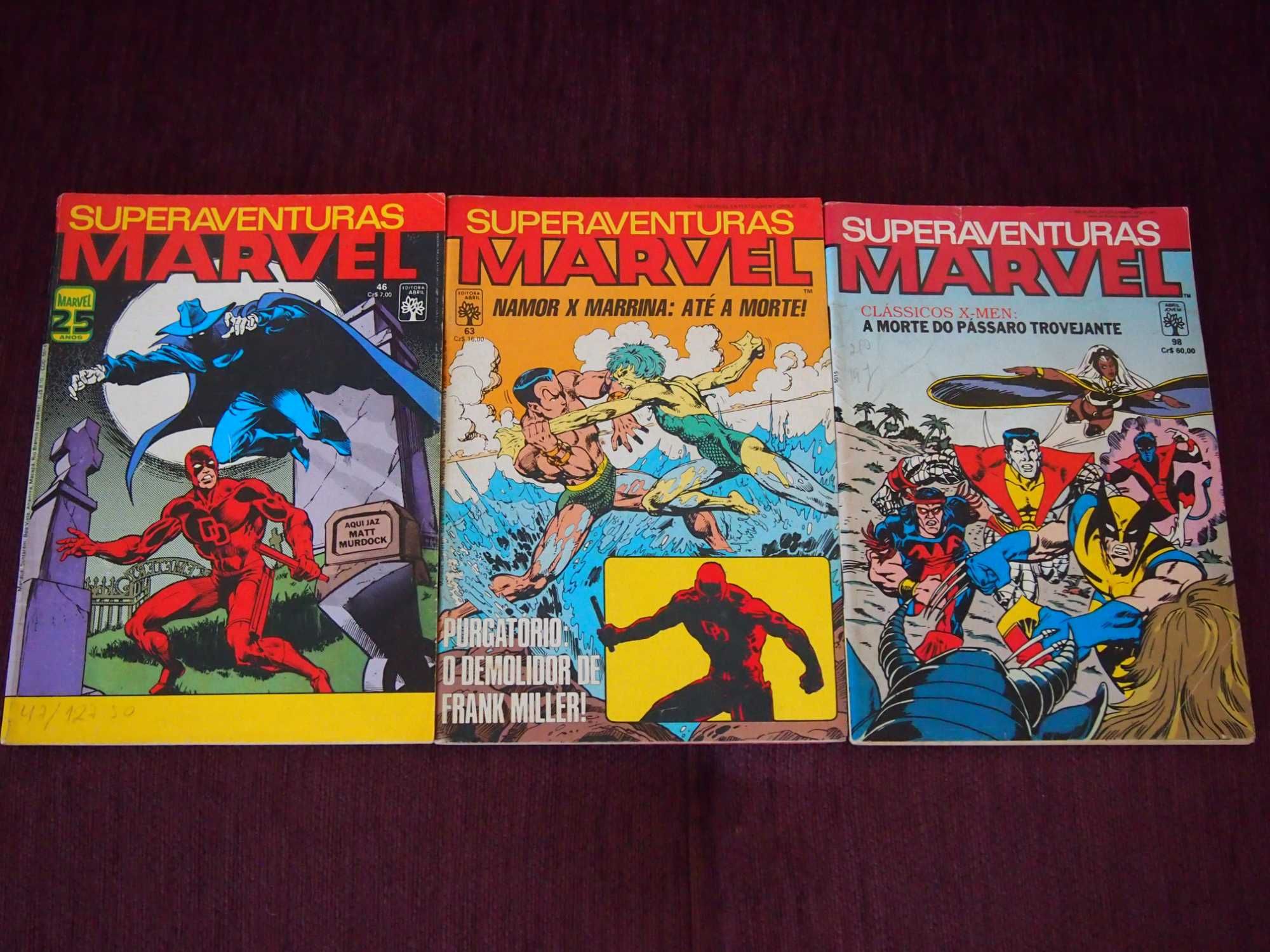 Superaventuras Marvel comics - X-Men, Daredevil...