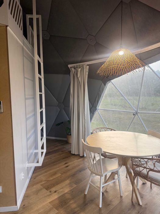 Glamping marki Polidomes kopuła mieszkalna namiot sferyczny Luksusowy